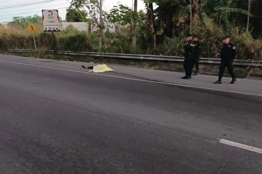 Una persona murió atropellada en un accidente de tránsito este jueves de Navidad en Nejapa
