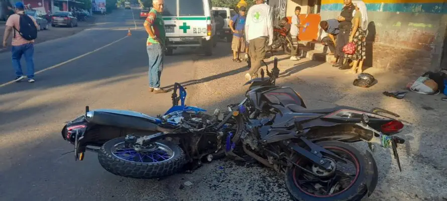 Accidentes de tránsito dejan a al menos cinco personas lesionadas este miércoles
