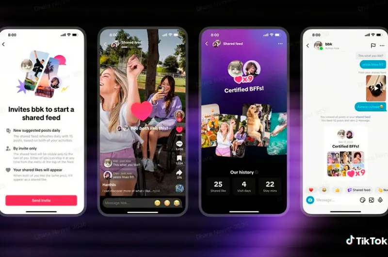 TikTok lanza Feed y Colecciones Compartidas para fortalecer vínculos