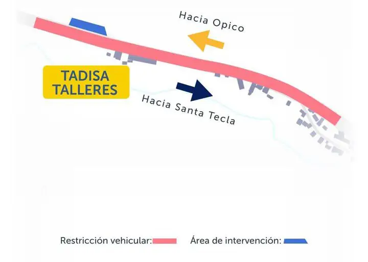 Obras Públicas hará cierre temporal en carretera de Los Chorros por trabajos de demolición de taludes