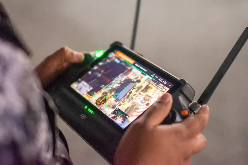 PNC monitorea la Villa Navideña del Centro Histórico apoyados por drones