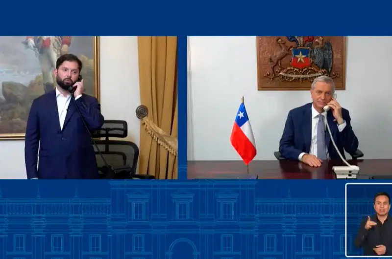 Boric promete un traspaso de poder "fácil y ordenado" en Chile