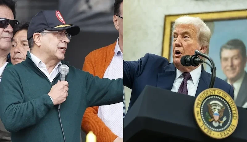 Trump llama “alborotador” a Petro y le lanza advertencia pública