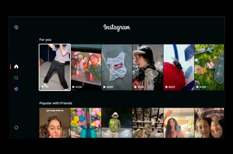 Instagram, ahora también en el televisor para ver los "reels" con amigos