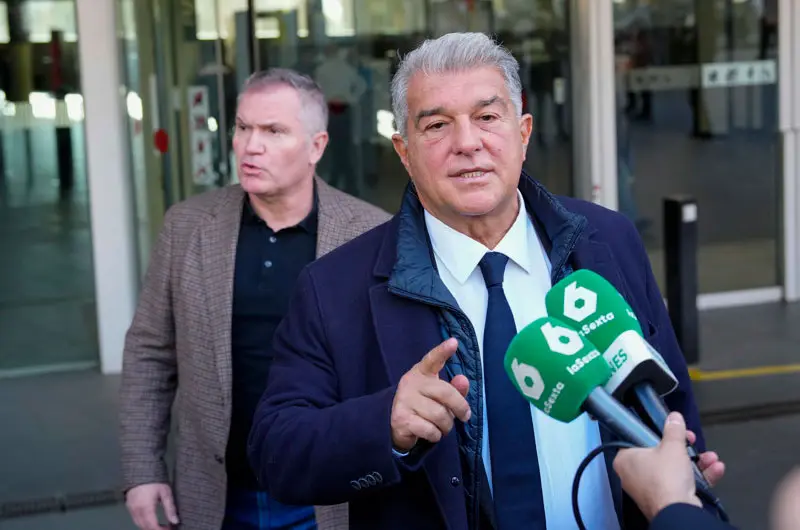 Joan Laporta arremete contra el Real Madrid: "Tienen un bodrio de televisión, vomitan mentiras e intoxican"