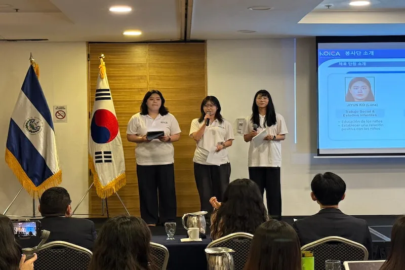 Agencia surcoreana de Cooperación despliega 14 voluntarias para reforzar educación infantil en San Salvador