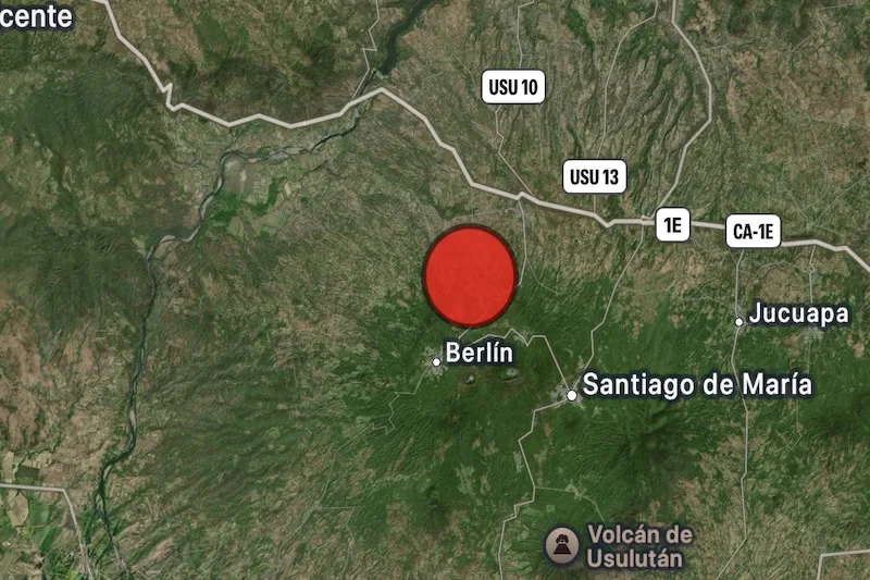 Medio Ambiente ya reporta 46 sismos en Berlín, Usulután desde el 23 de diciembre