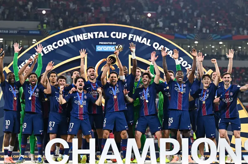 El Paris Saint Germain repite como el mejor equipo del mundo