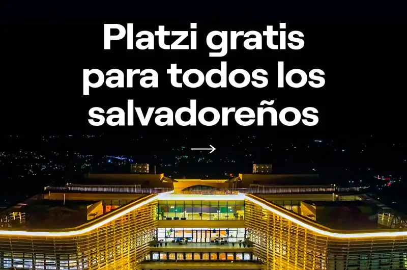 Gobierno y Platzi anuncian acceso gratuito a la plataforma para El Salvador