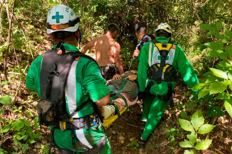 Encuentran con vida a madre e hijo desaparecidos en San Pedro Perulapán