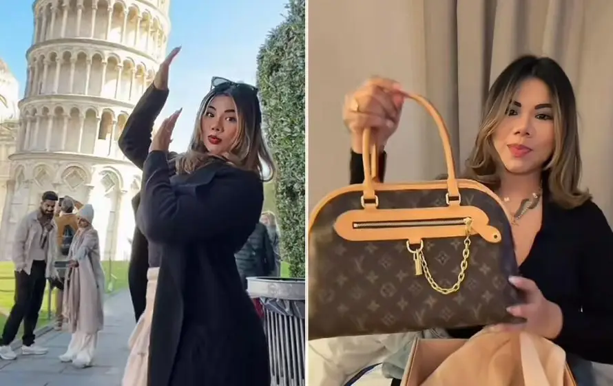 Abigaíl Mancía presume su unboxing de Louis Vuitton desde Europa