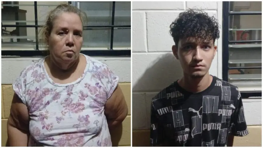 PNC arresta a madre e hijo acusados de vender droga en el centro de Santa Ana