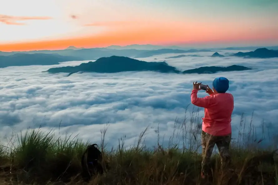 Vista del cerro Eramón, en Chalatenango