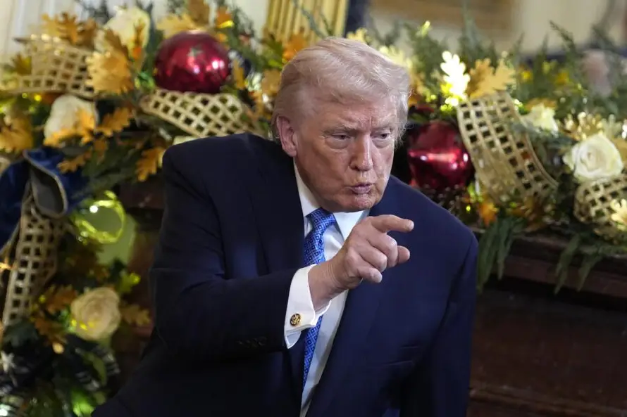 Trump aprovechó su mensaje por Navidad para cargar contra "la escoria de la izquierda radical"