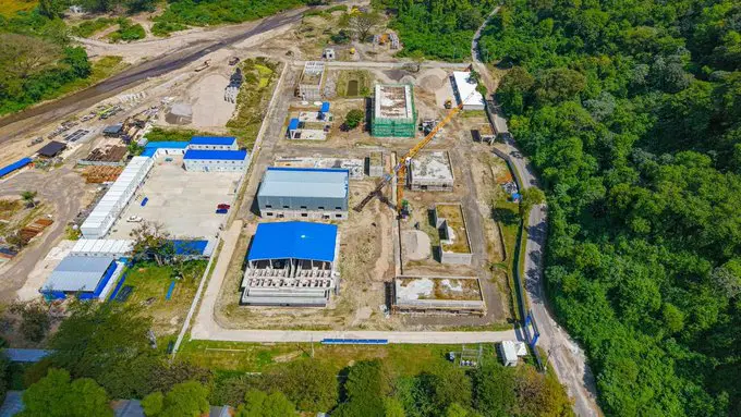 Construcción de planta potabilizadora de Ilopango lleva 73 % de avance, aseguró presidente de ANDA