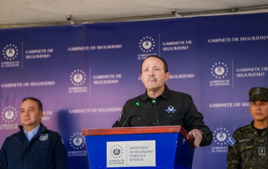 Villatoro asegura que en El Salvador no hay cárteles de droga ni secuestros
