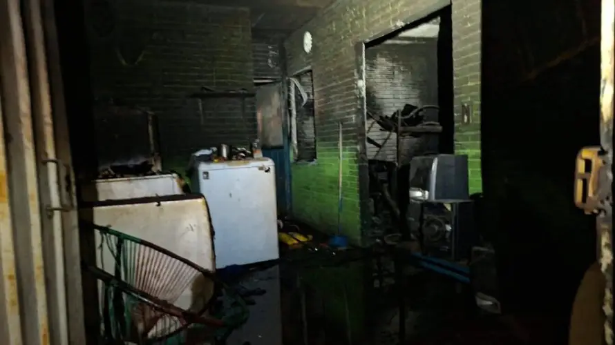 Incendio consume una vivienda en Altavista donde se encontraban cinco menores de edad