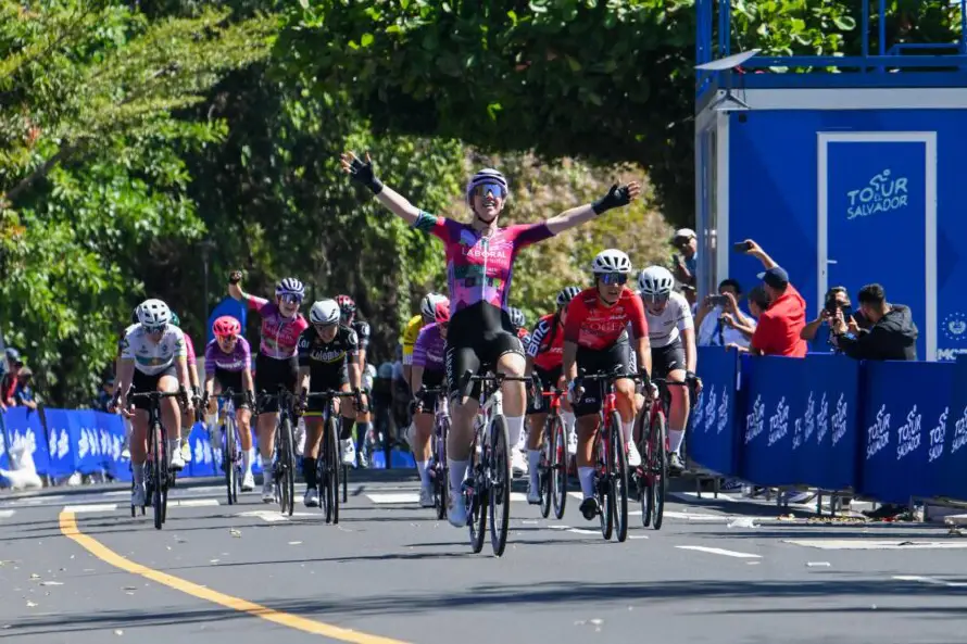 La ciclista neerlandesa Marjolein Vant Geloof ganó la Etapa I del Tour El Salvador