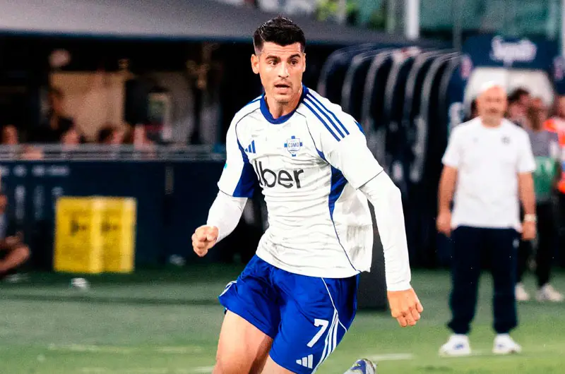 Nico Paz, Morata y Sergi Roberto rompen una sequía de 40 años del Como en Copa Italia