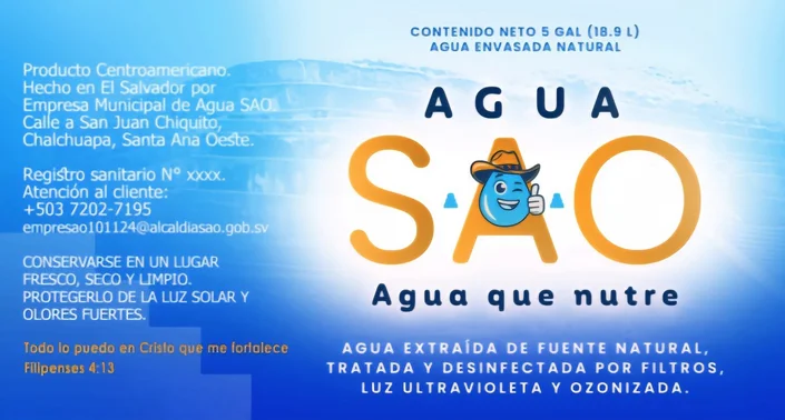 Alcaldía de Santa Ana obtiene permisos para venta de agua envasada