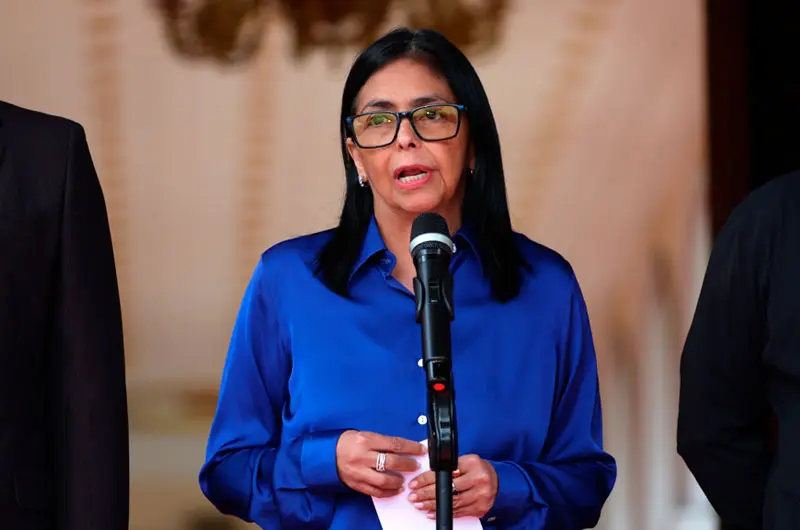 Delcy Rodríguez anuncia que las labores de rescate continúan tras una semana de terremotos