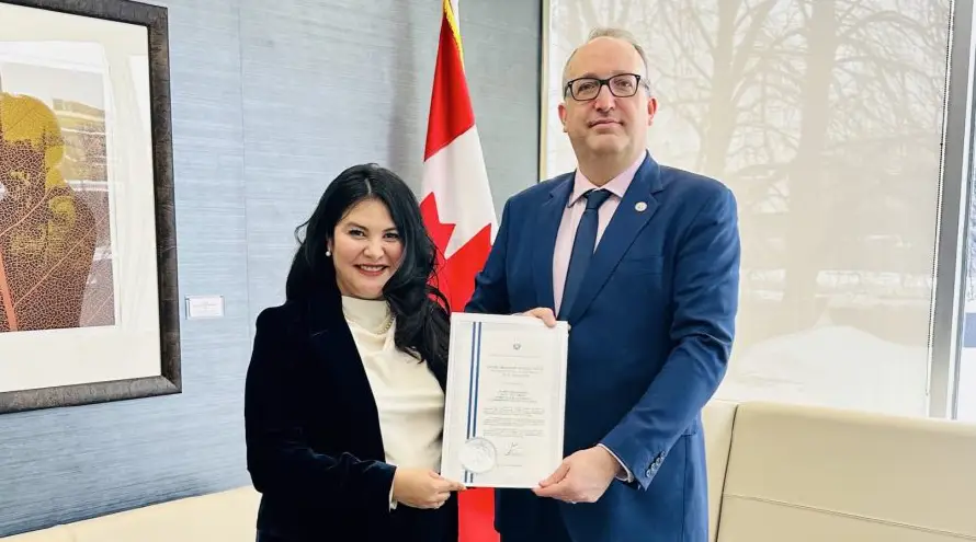 Cindy Portal deja Viceministerio de la Diáspora para asumir como embajadora de El Salvador en Canadá