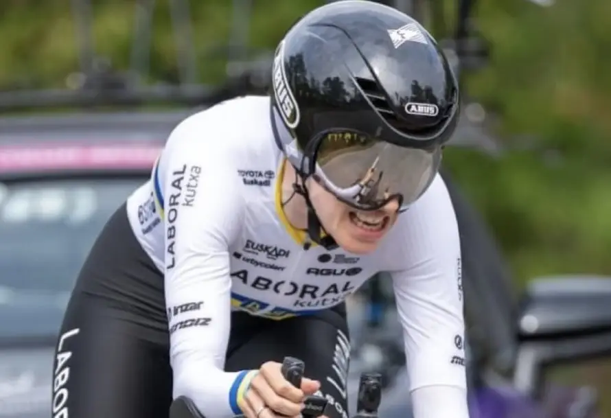La ucraniana Yuliia Biriukuva (Laboral Kutxa-Euskadi) gana el GP El Salvador