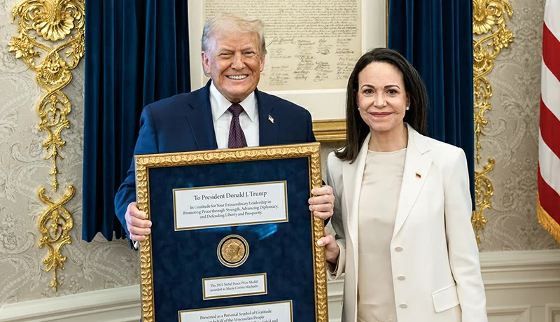 María Corina Machado agradece a Donald Trump por actuar contra grupos criminales y mafias