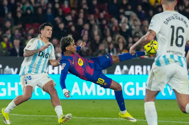Lamine restablece el orden y el Atlético regresa al podio