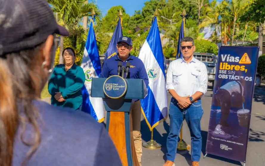 Alcalde de San Salvador Este dice iniciaron retiro de obstáculos en calles por denuncias ciudadanas