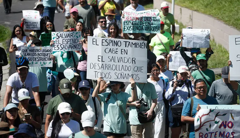 El 68.8 % de los salvadoreños rechazan construcción del Cifco en finca El Espino