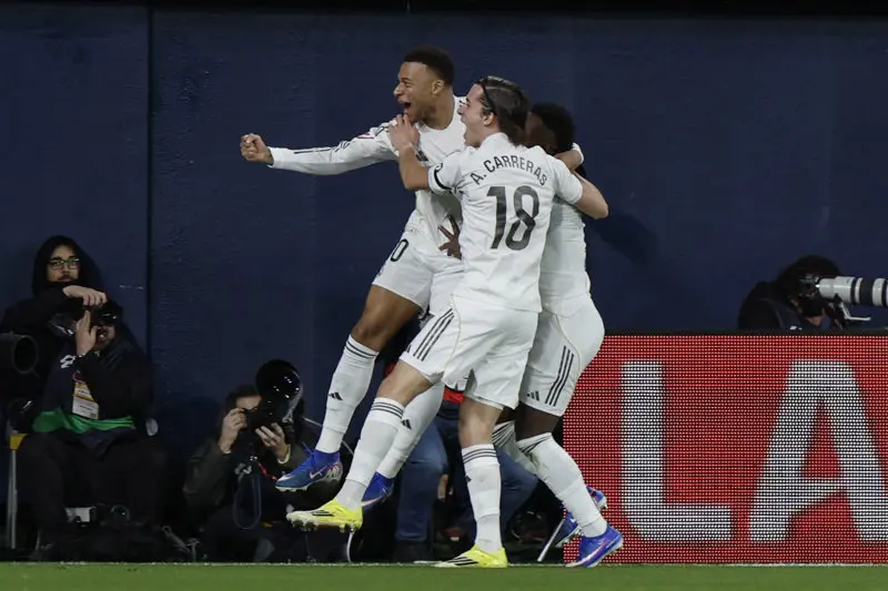 Doblete de Mbappé impulsa al Real Madrid al liderato en LaLiga