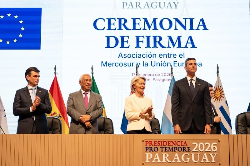 Unión Europea y Mercosur sellan histórico tratado de libre comercio en Asunción