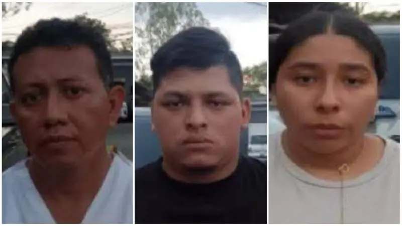 Capturan a dos guatemaltecos y un salvadoreño con un kilo de cocaína y marihuana en un equipaje de turistas 