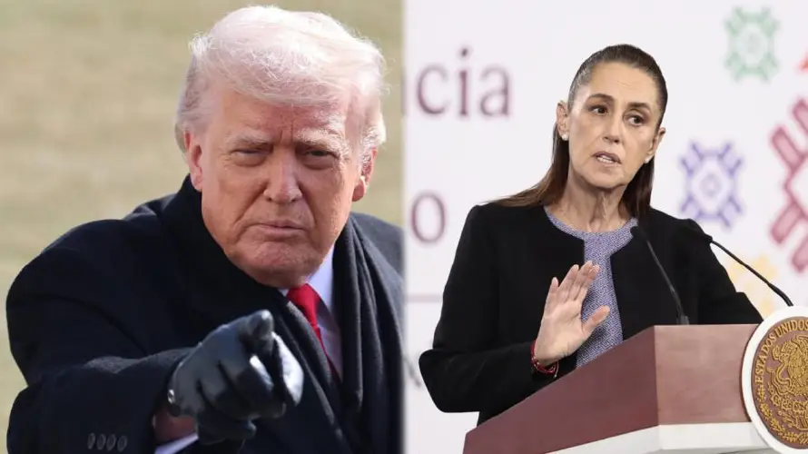 Trump tiene con Sheinbaum llamada "muy productiva" sobre fronteras y tráfico de drogas