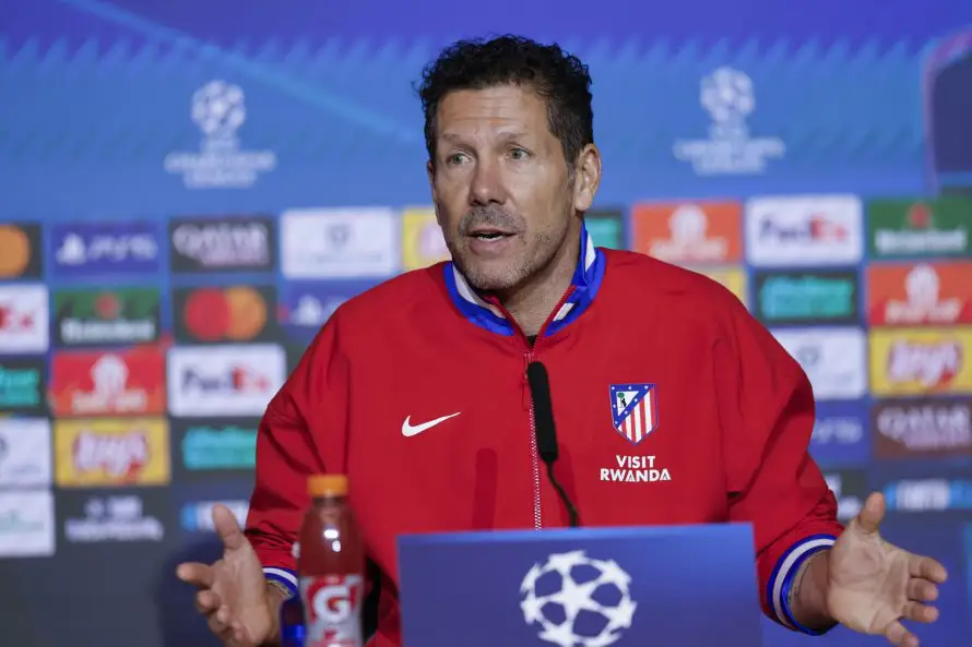 Diego Simeone: “No depende de nosotros la clasificación”, pero el Atlético buscará la victoria contra el Glimt