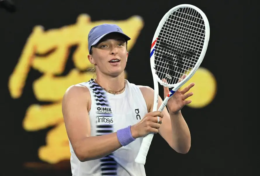 La tenista polaca Iga Swiatek avanza a cuartos en Australia inspirada por Rafael Nadal