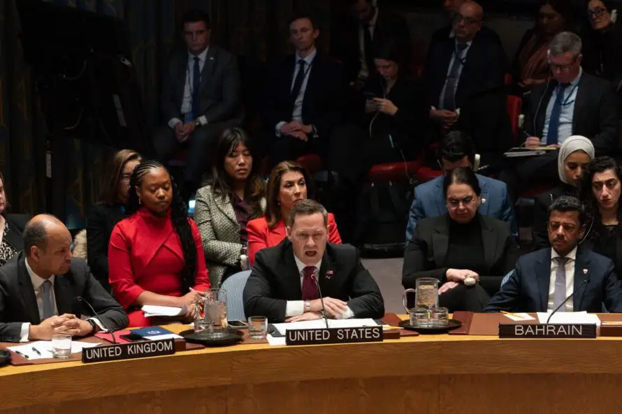 EEUU niega ante la ONU estar en guerra contra Venezuela: "No estamos ocupando ningún país"