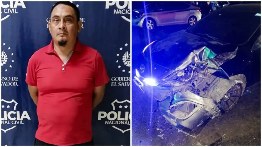 Un hombre es detenido por conducir en estado de ebriedad, ocasionar un accidente en San Miguel y huir