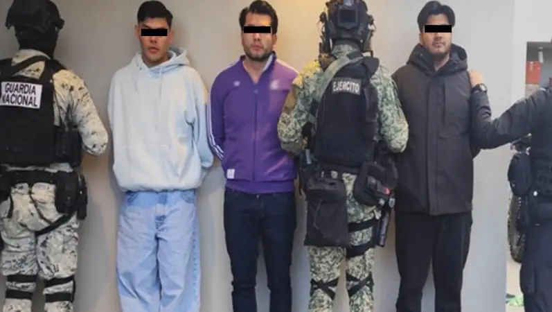 Capturan en México a cuatro hombres ligados a grupo criminal dedicado a extorsión y secuestro