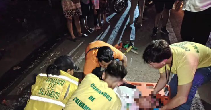 Accidentes de tránsito dejan cuatro lesionados durante la noche del lunes