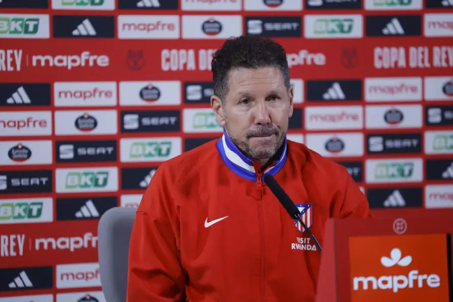 Diego Simeone, técnico del Atlético de Madrid: “La gente es importantísima, determinantes son los futbolistas”