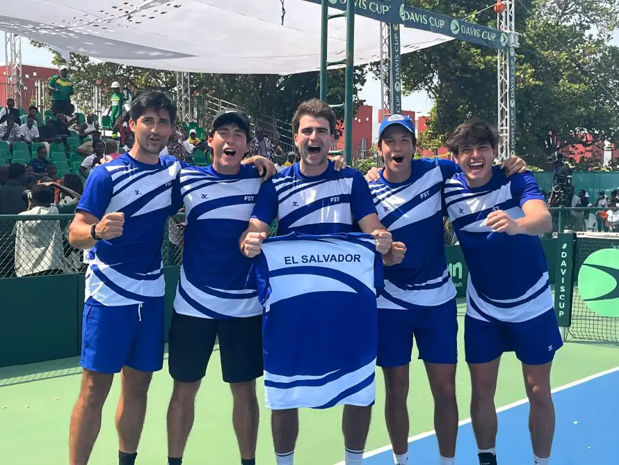 El Salvador cumple ante Benín y se mantiene en el Grupo Mundial II de la Copa Davis 2026 en tenis 