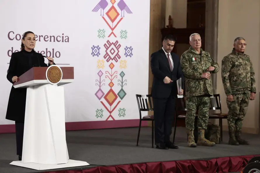 Claudia Sheinbaum asegura que México despierta con "más tranquilidad" tras jornada violenta