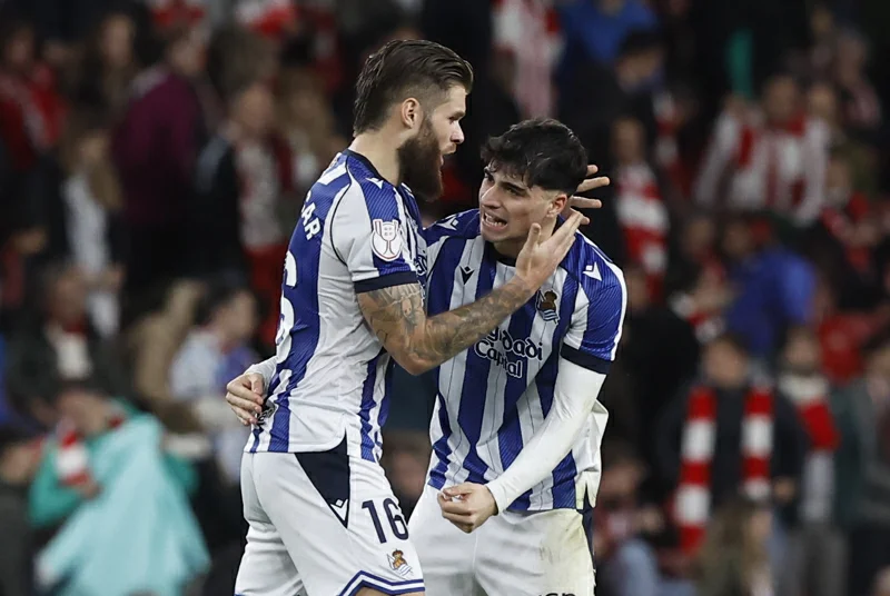 Real Sociedad vence 0-1 al Athletic en semifinal de la Copa del Rey