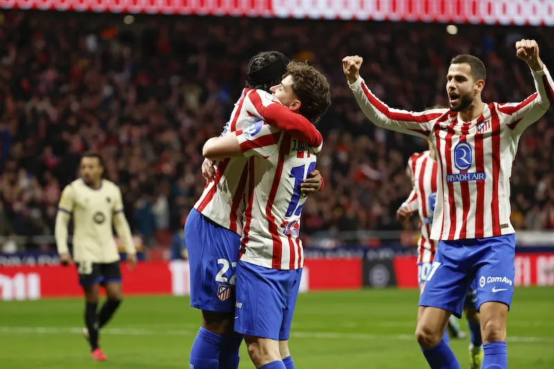 Atlético de Madrid golea 4-0 al Barça en semifinal de la Copa del Rey