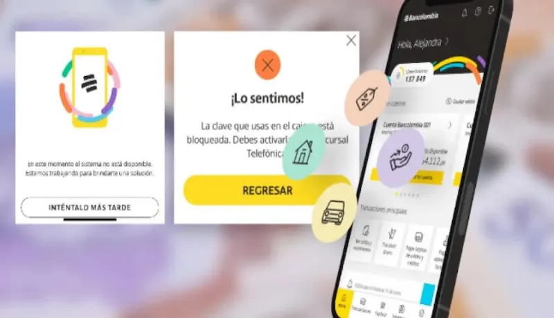 Bancolombia desactiva sus canales físicos y digitales por una contingencia tecnológica