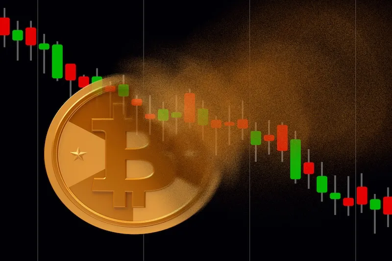 Bitcoin cae por debajo de $70,000 y pierde 44 % desde su pico