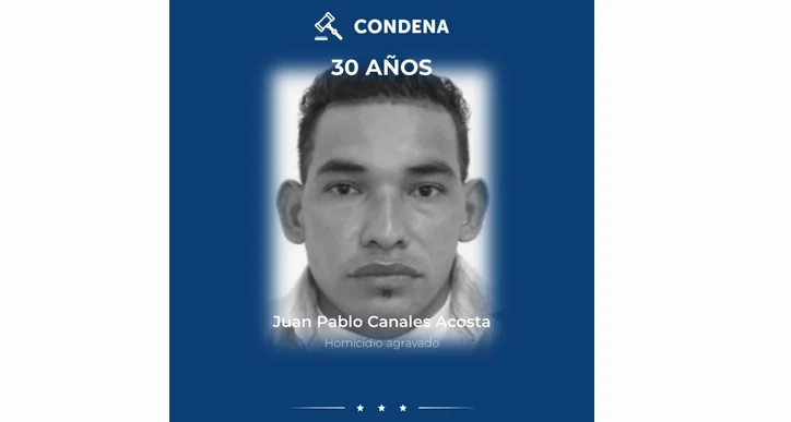 Condenan a 30 años de prisión a hombre por asesinar a mujer en 2016 por considerarla informante de la PNC