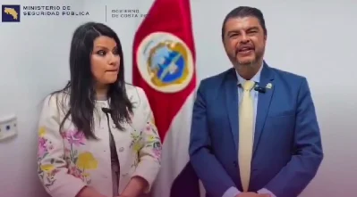 Se reúne embajadora salvadoreña con ministro de Seguridad de Costa Rica